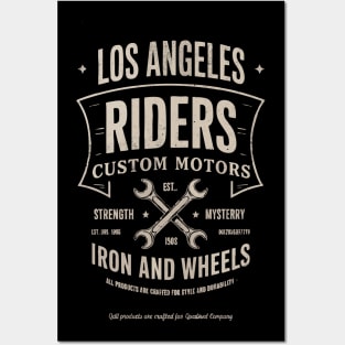 LA Vintage Motors Retro Style Posters and Art